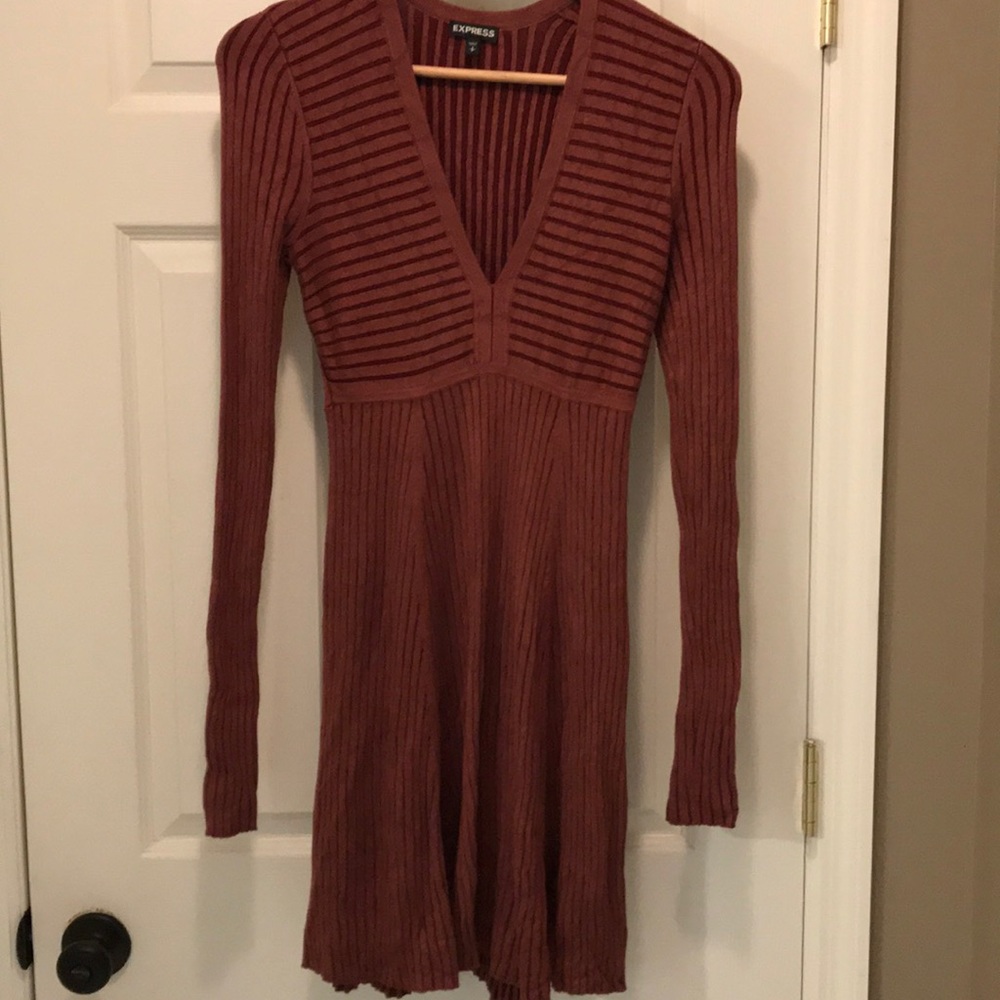 Express long sleeve mini dress (s)